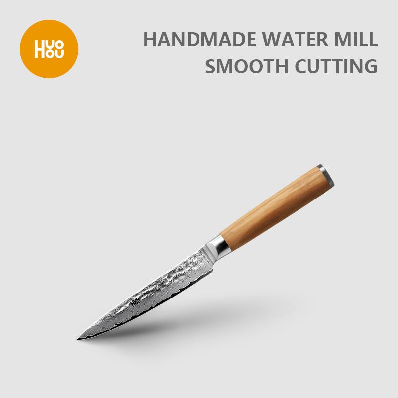 Нож HuoHou Damascus Steel Shadow Pro - 12-слойный сердечник VG-10, многоцелевой поварской нож для сашими и карвинга - Тройная закалка режущей кромки