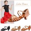 Low Heel Latin Dance Shoes Women Girls Kids Child Soft Bottom Salsa Ballroom Standard Dancing Shoes Heeled 4CM