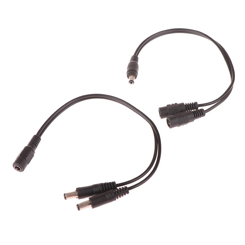 DC 12V 1 Female To 2 Male Power Splitter Splitter Cable для CCTV Camera Security DVR Accessories Led Light Strip