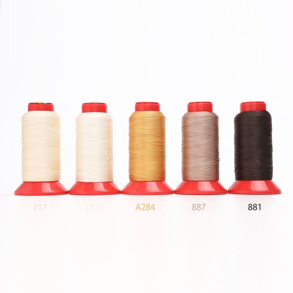 5 шт 250D/3 500 метров три высокопрочные полиэстеровые швейные нитки / шелковые легкие швейные нитки / холст кожаный диван ковбой