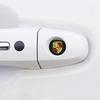 AABKW1 4PCS 20mm Car Door Lock Eye Sticker Protect Against Dirt Stickers For Porsche 911 Cayenne Carrera 928 Panamera Boxster Macan 918