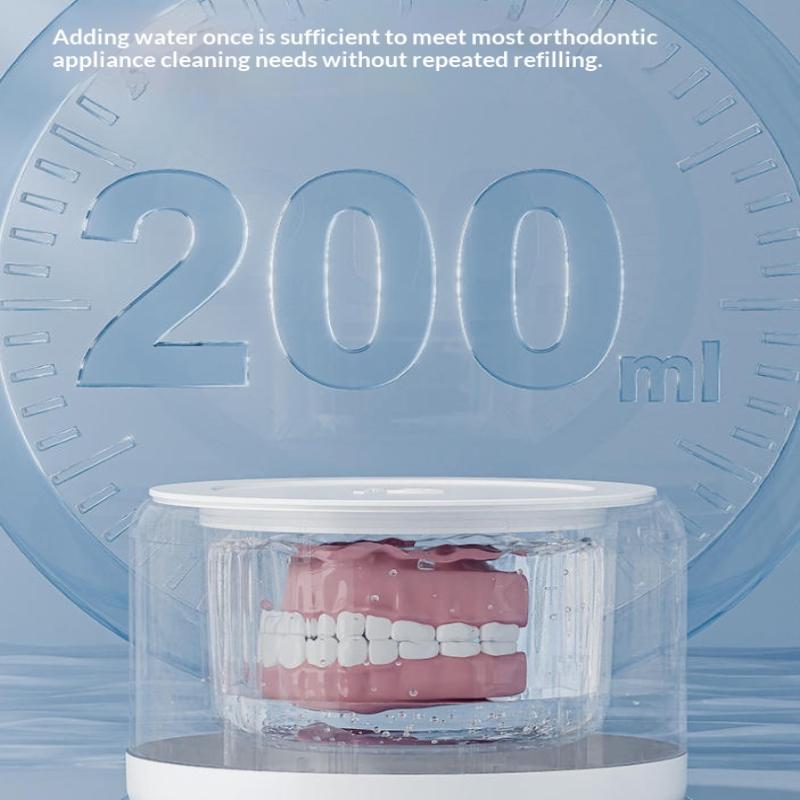 Premium Dental Ultrasonic Cleaner for Retainers and Dentures Professional Quality for Home and Travel
