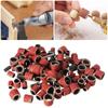 3/8 1/2 Inch Polishing Derusting Sanding Drums Kit Grinding Band Emery Paper Rotary Abrasive Tools