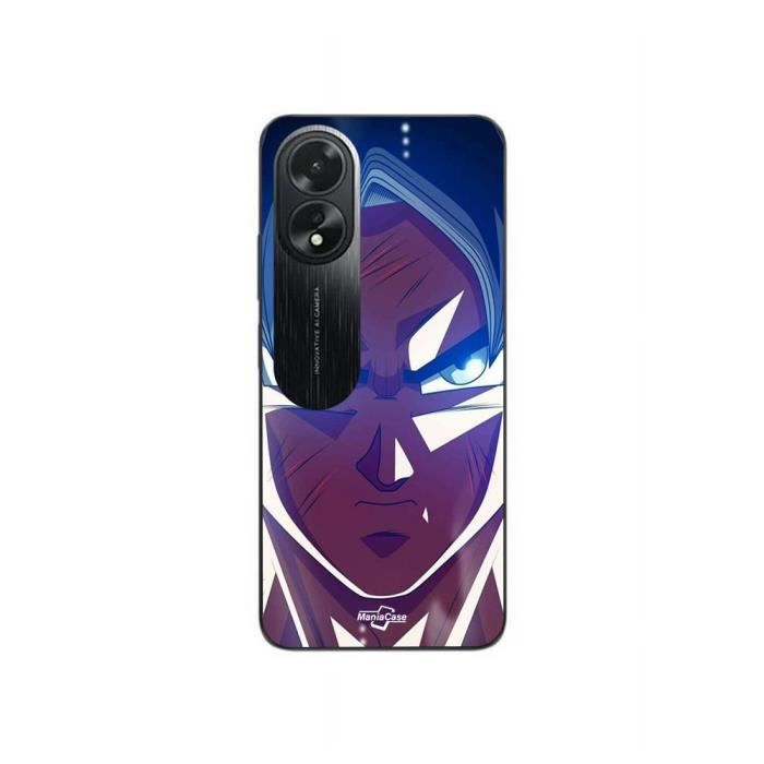 Coque - MANIACASE - Oppo A38 - Dragon Ball Z - Souple - Noir - Anime japonais