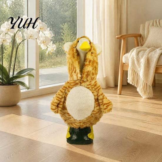 Farmhouse Style Goose Outfit Animal Clothing for 23 Inch Porch Goose, Decorative Outfit, Creative Clothes Windowsill Costume Yard And Garden, Seasonal