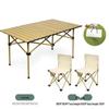 ZISIZ Outdoor Portable Folding Camping Table and Chair Set