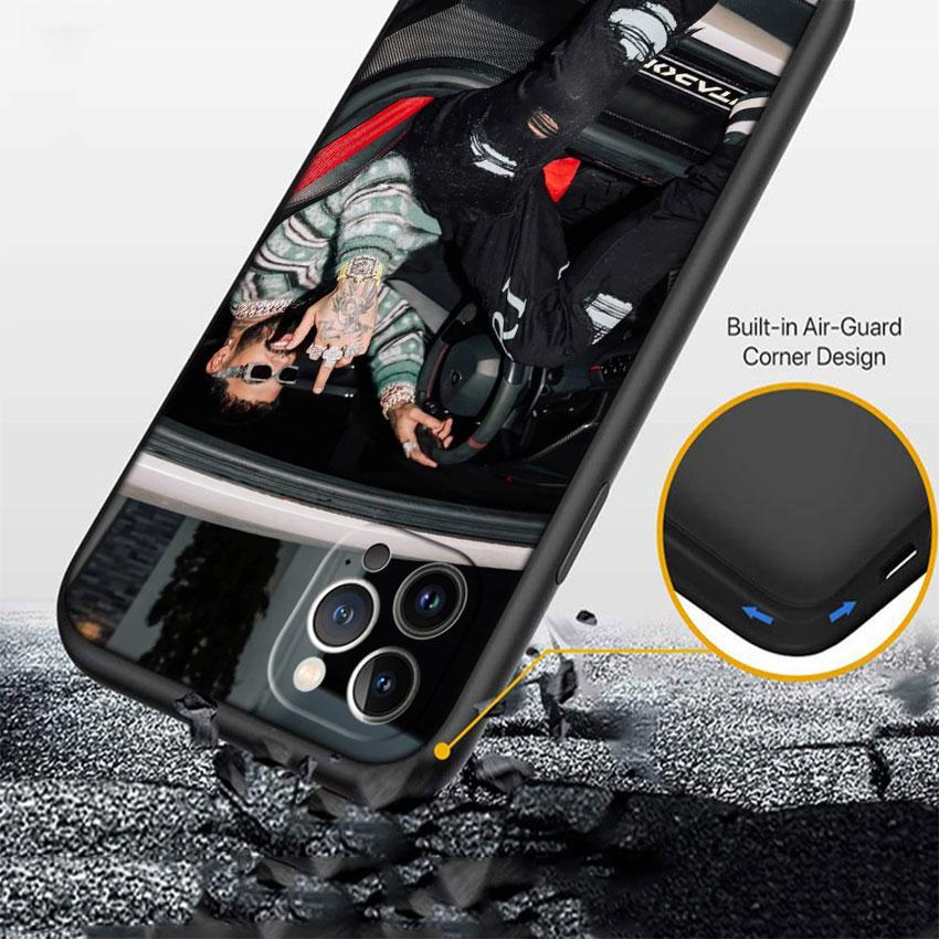LO11 Anuel AA Soft Shell Phone Case for Redmi Note 10 11 12 Pro Max 10S 10C 10T 11A 11S 12S 12C