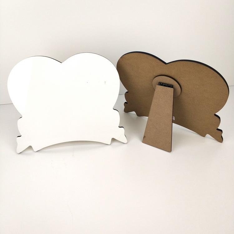 Customized MDF Wooden Photo Frames Sublimation Blank Decorative Unframed Panels with UV Printing