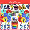 Набор для дня рождения Rainbow Friend 2 Украсьте яркой радужной тематикой Включает топпер для торта, воздушные шары и многое другое!