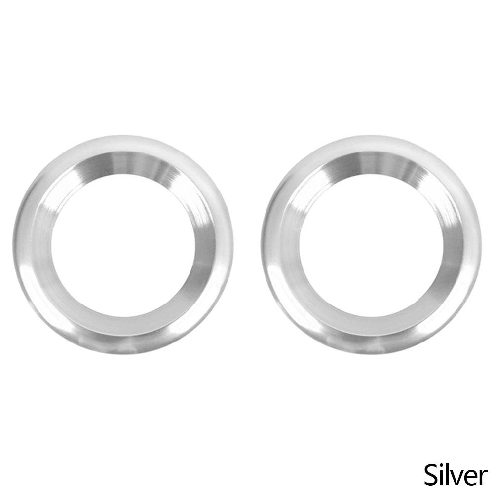 2 шт. автомобильный декор круглая отделка динамик анодированный алюминий дверь автомобиля аудио динамик кольца отделка для Honda Civic 2016 2017 2018 2019