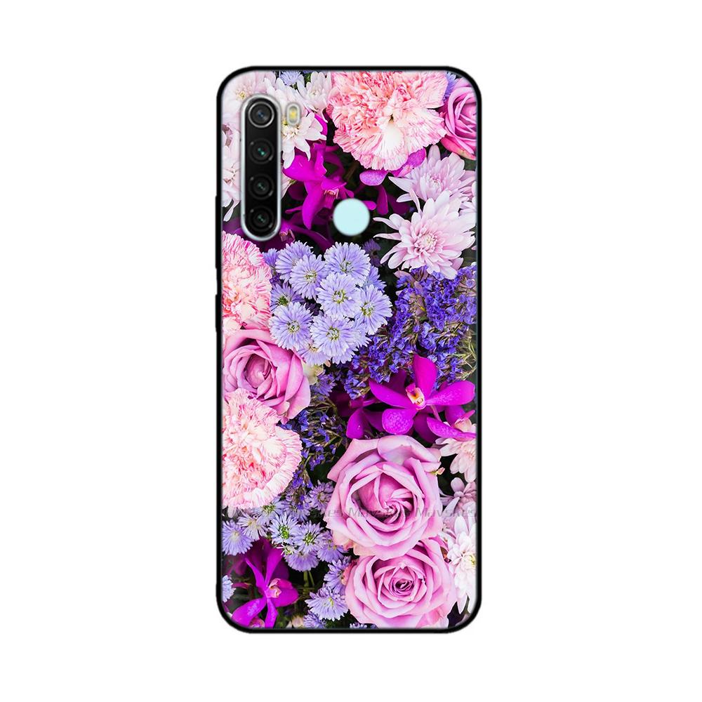 Для Xiaomi Redmi Note 8T Чехол с узором Полная защита Мягкий жидкий силикон Мультяшный чехол для Redmi Note 8T Note8T Оболочка Fundas