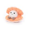 Apricot Lamb Gentle Pearl Scallop Plush Toy for Soft and Fluffy Gentle Pearl Scallop for Girls and 14cm Kids, Cute, Boys,