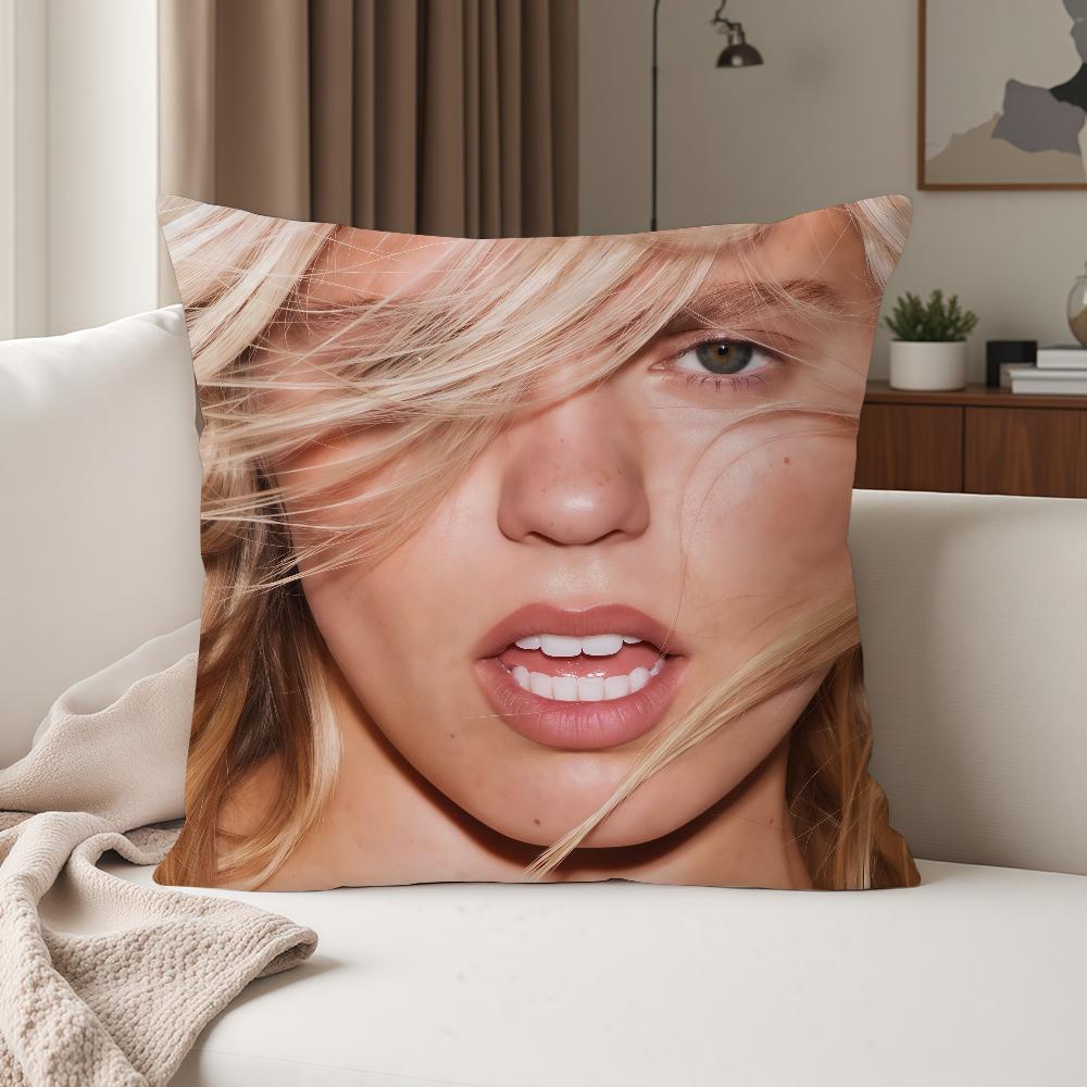 Singer Rrenee Rapp Bite Me Pillow Case Suitable For Bedrooms Living Rooms Cars Home Decoration