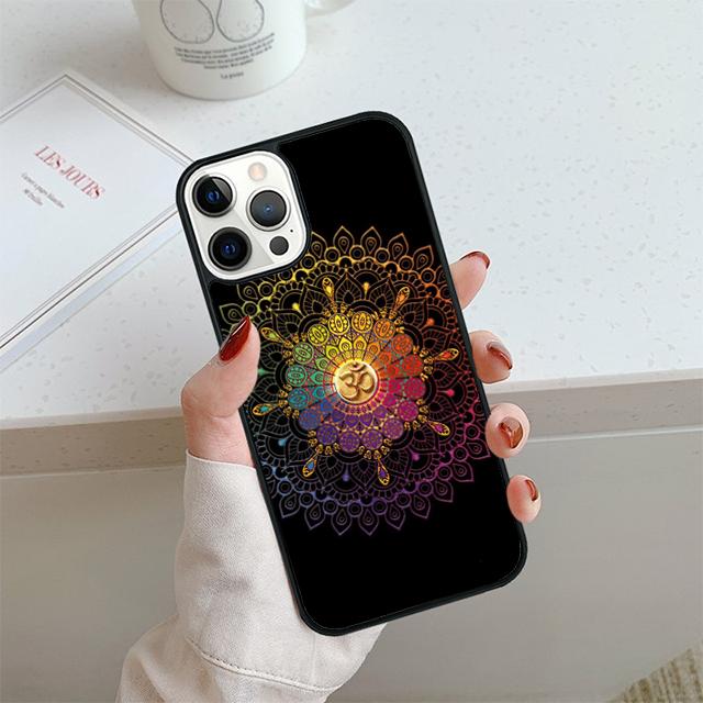 OM Yoga GOA Символ Дзен Чехол для телефона Для iPhone 17 Air 14 15 16 16e 13 12 Max Чехол Для Apple 11 Pro Max Plus Coque