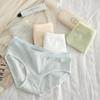 Women Girls Panties Briefs Soft Breathable Cotton Mid Waist Ladies Lingerie Underwear Panties