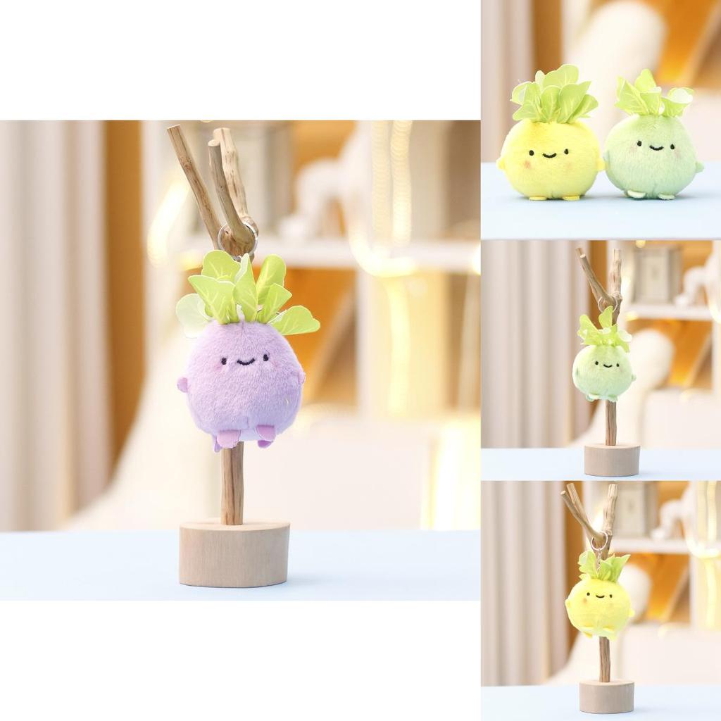 Adorable Vegetable Plush Toy Cute Cabbage Doll Keychain Accessory For Kids And Adults