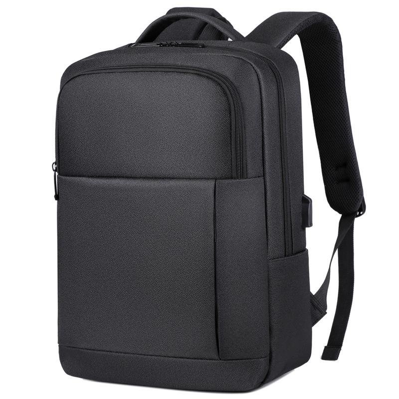 New Backpack Men's Commuter Computer Bag USB Large Capacity Backpack High-end Business Leisure School Bag