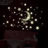 Star Moon Glow In The Dark Luminous Ceiling Wall Stickers Kids Bedroom Decal