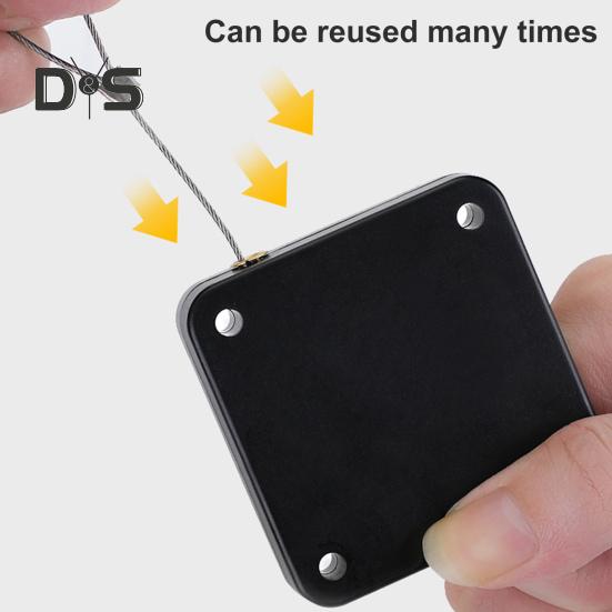 Автоматический дверной доводчик с 1,2-метровой стальной проволокой, регулируемый без пробивки, настенный, для спальни, ванной комнаты, занавески для душа, раздвижной экран, открыватель двери, закрывающее устройство