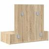 Makeup Table with Drawers Brown 83 x 40 x 70 cm Engineered Wood