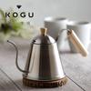 KOGU Кофейные инструменты Кофейник Дрип-пот ITTEKI 700 мл Для прямого нагрева Совместим с индукцией Дрип-капельный Узкий носик Легко наливать Крышка Чайник Нержавеющая сталь Деревянный