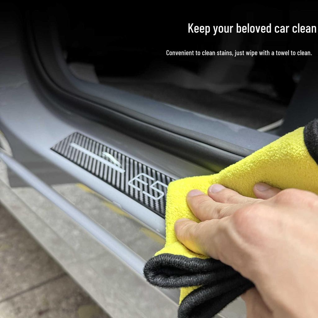 Galaxy E5 Door Sill Protection Strip - Anti-Scratch Upgrade with Epoxy Resin for Interior Modification