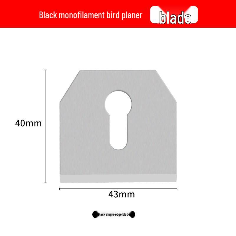 Деревообрабатывающий рубанок-птица 44/52 мм для обрезки кромок, мини-роликовый рубанок