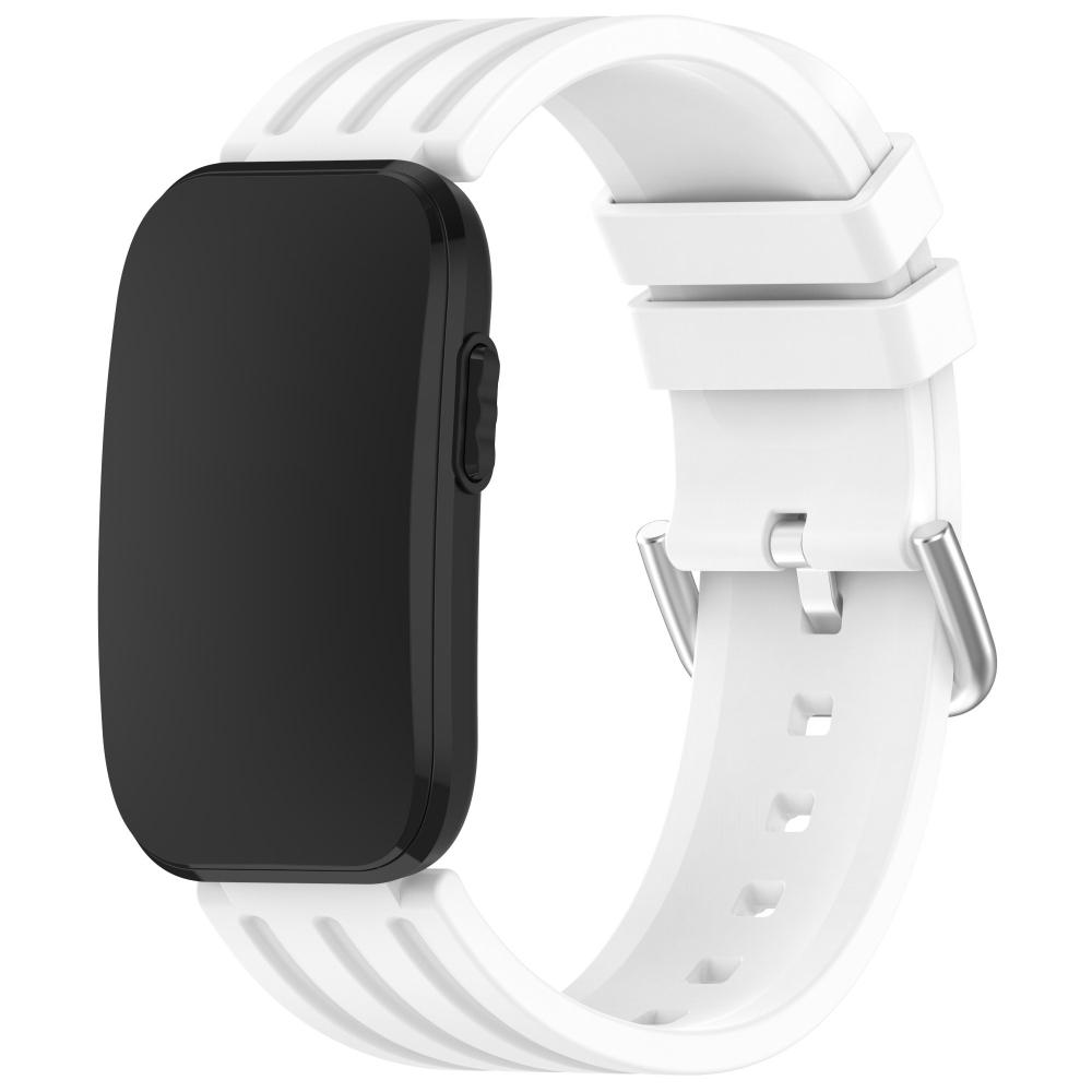 Split style pin buckle silicone watch band for Garmin CIRQA Smart Band screen free sports bracelet