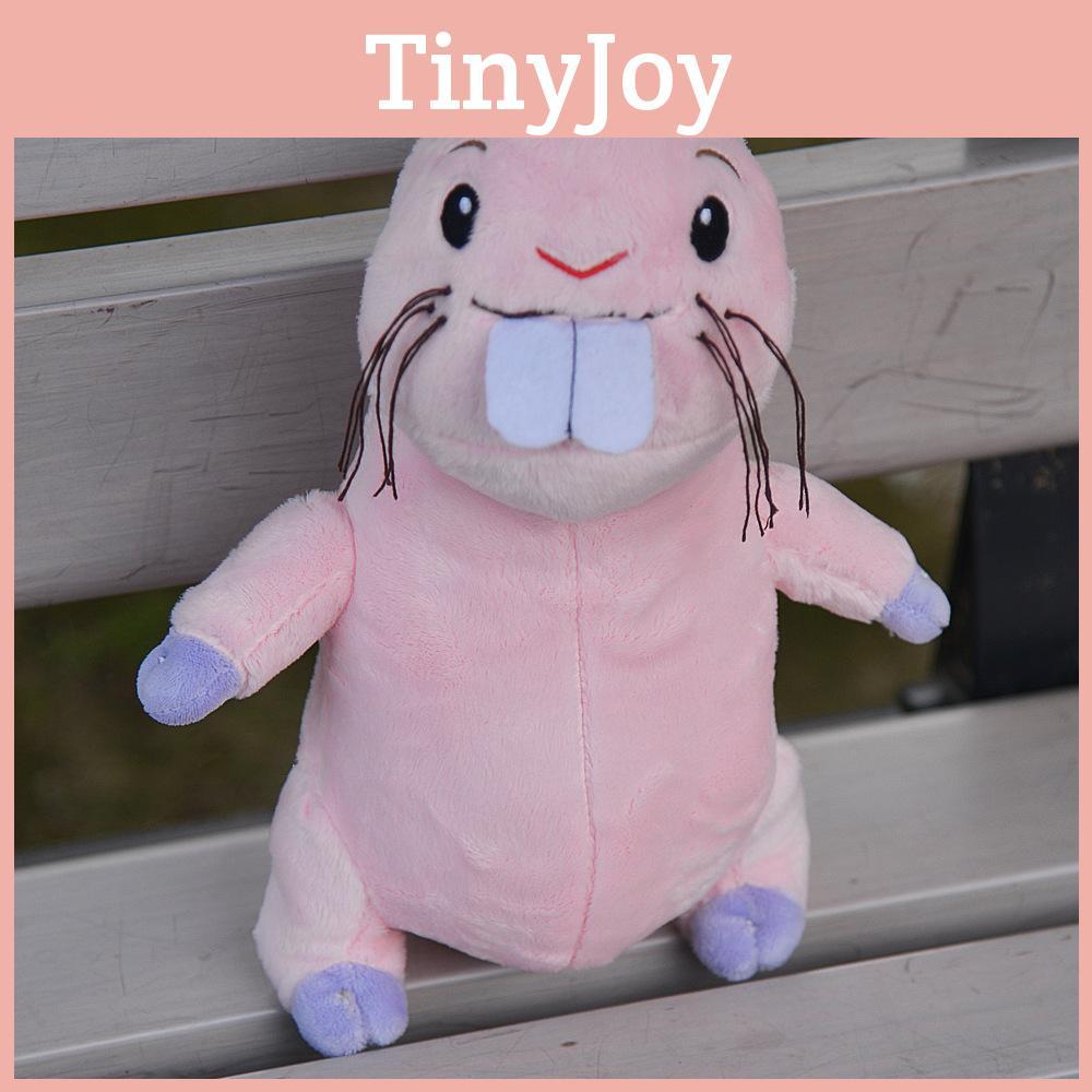 Pink Big Teeth Marmot Plush Toy Cartoon Stuffed Animal Doll Cute Decoration