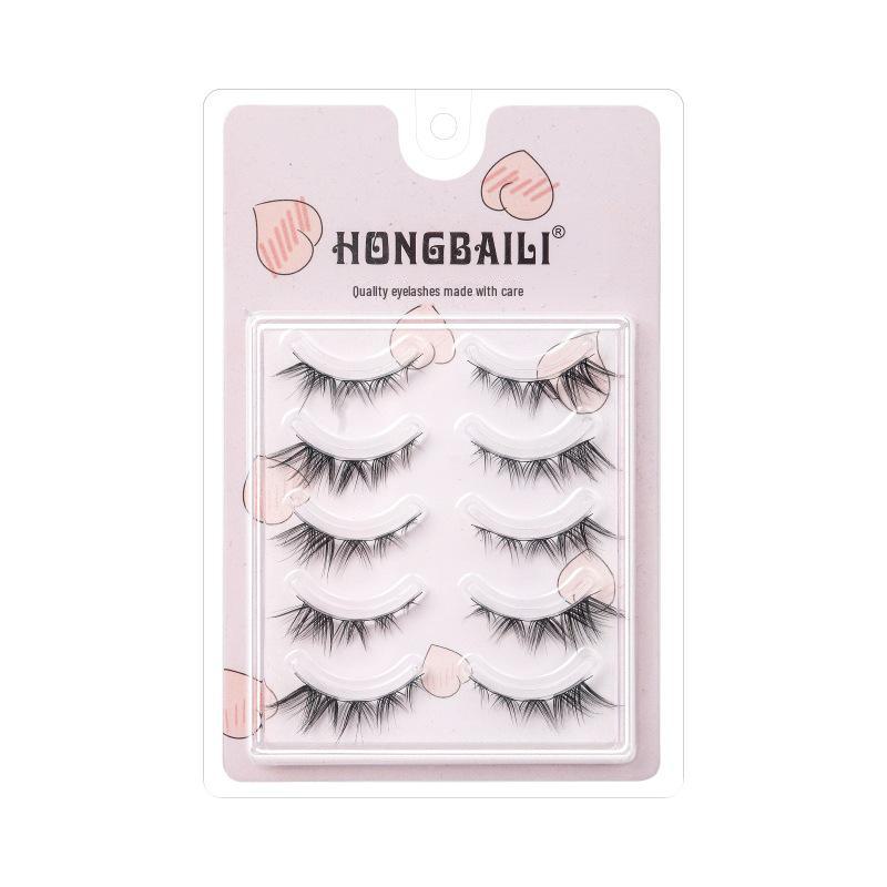 Серия натуральных густых ресниц Hong Baili Oblique Flying Fox