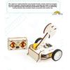 Wooden Remote Assembled Controlled Combat Vehicle With Big Axe Children Set Toy