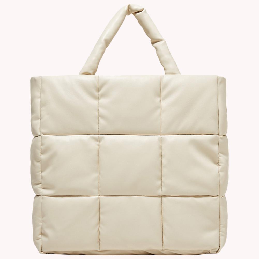 Женская стеганая сумка-тоут, универсальная сумка-тоут с мягкой подкладкой, мягкая стеганая сумка через плечо, легкая сумка для покупок на молнии большой вместимости