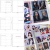 Multiple Pockets A4 Kpop Photocard Binder Transparent DIY Card Stamp Die Jewelry Storage 4 Hole 4 Ring PP