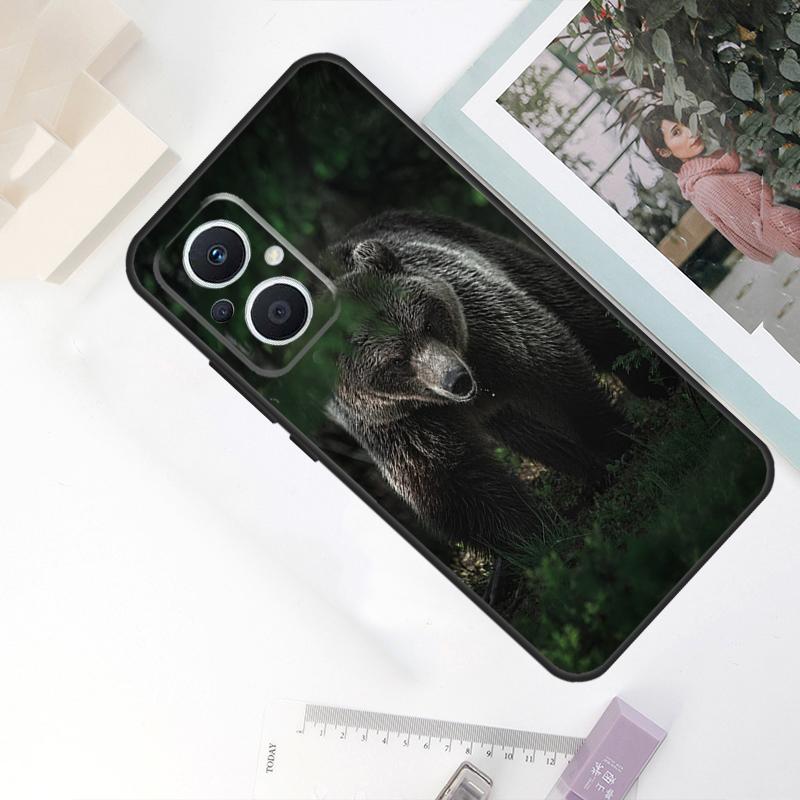 Чехол с изображением гризли для OPPO Reno 8T 4Z 5Z 11F 10 Pro 4 5 6 8 7 Lite OPPO Find X6 X5 Pro X2 X3 Neo