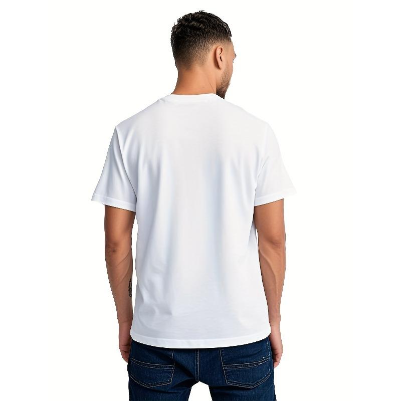 Европейские размеры TOM AND JERRY Забавная футболка с графическим изображением гитары Повседневная футболка с дизайном персонажа мультфильма, Уличный стиль, Круглый вырез, Короткий рукав