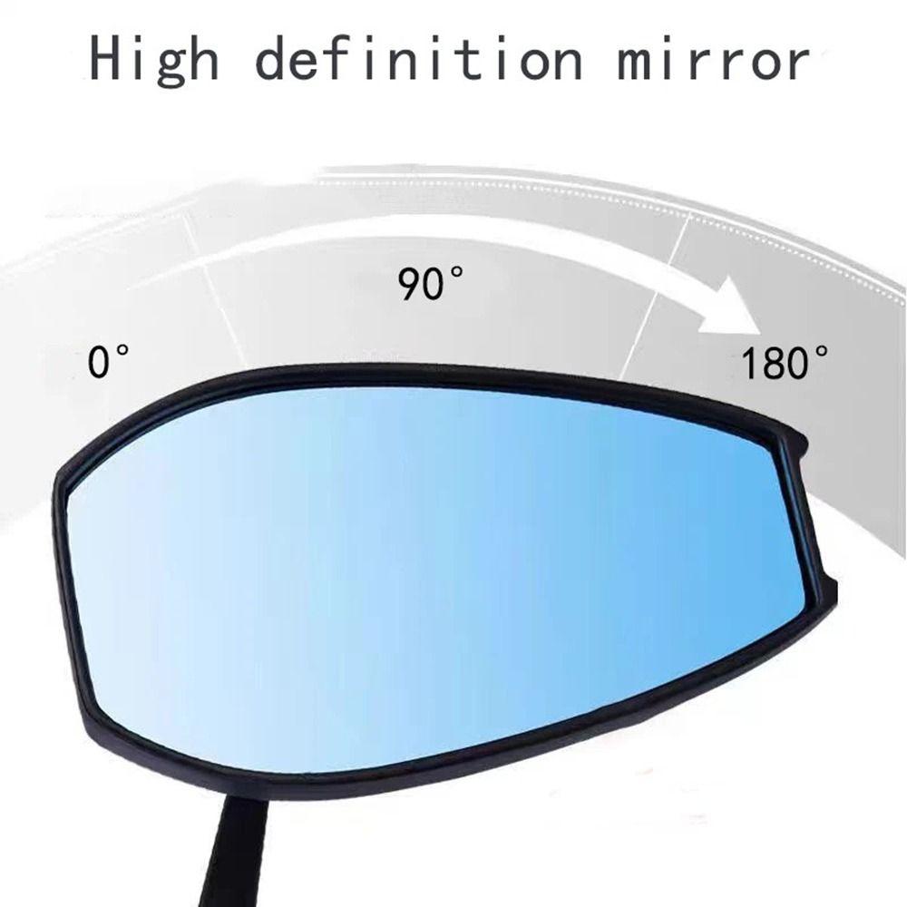 1 Pair Angle Adjustable Motorcycle Side Mirror Aluminum Zinc Zinc Alloy Handlebar Mirrors Electric Bikes