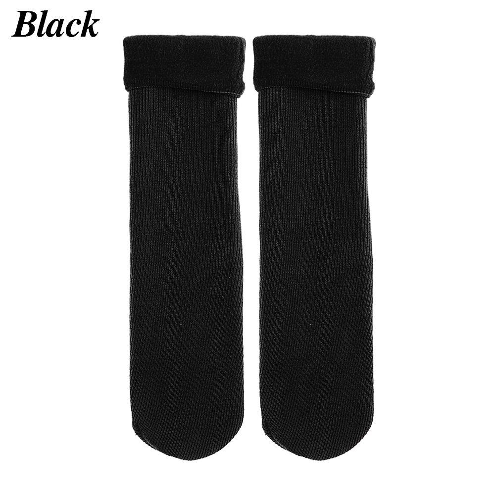 Autumn Winter Snow Boots Thicken Velvet Floor Socks Wool Cashmere Snow Socks Sleeping Warm Hosiery