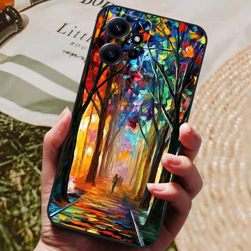 Для Redmi Note 12 4G Чехол Силиконовая Задняя Крышка Чехол для Телефона для Xiaomi Redmi Note12 4G Чехлы Redmi Note 12 4G 2023 Мягкий Бампер coque