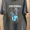 Ретро 90-е Футболка с логотипом группы Offspring Классическая Угольно-черная Летняя Новая Уличный Стиль Повседневная Свободная Унисекс Футболка