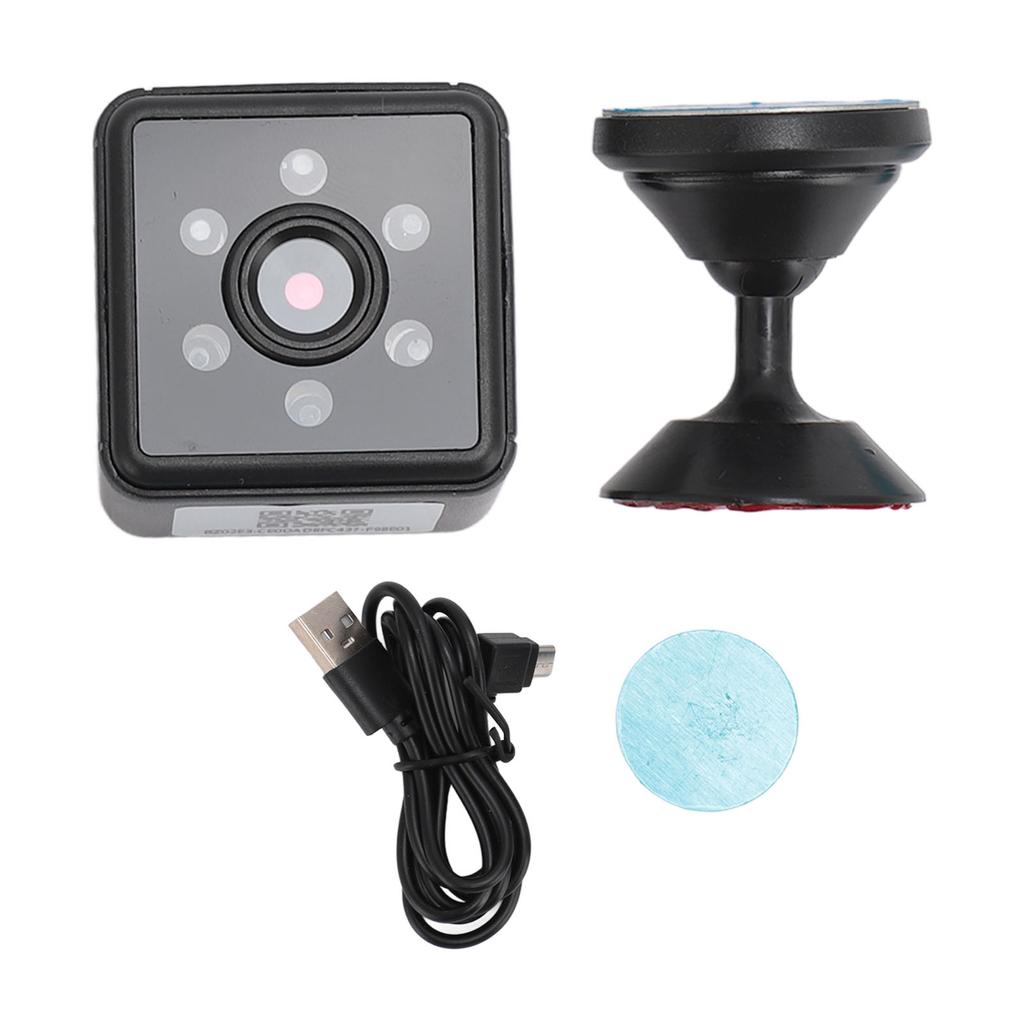 Magnetic Mini Security Camera 1080P Wide Angle Motion Detection Night Vision 380mAh Magnetic WiFi