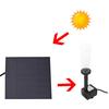 1.4W Miniature BrushLess Aquarium Fountain Pond Solar Submersible