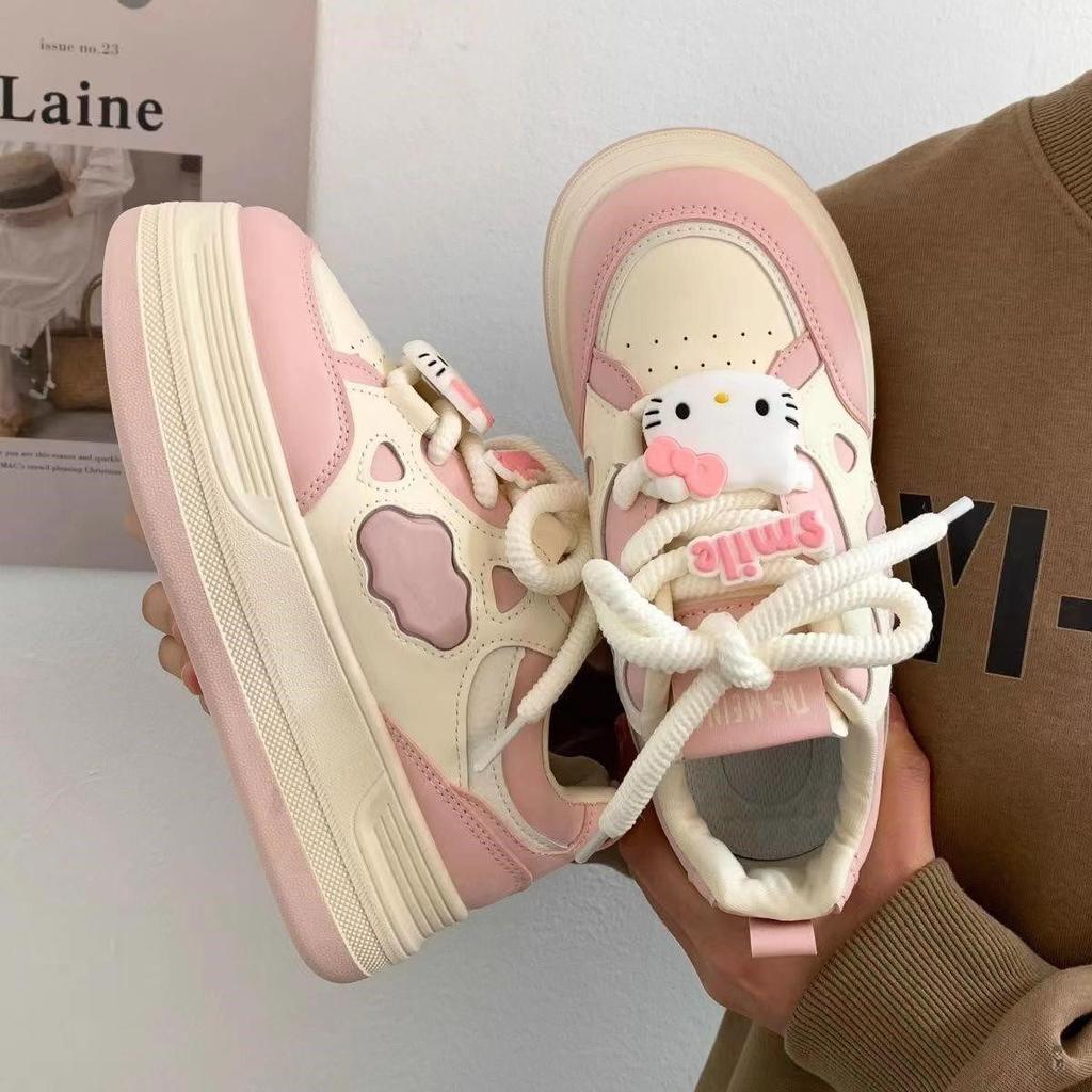 Cute cartoon platform shoes for girls2026Spring new collection: versatile, comfortable, and stylish casual shoes and sneakers for girls