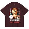 230 г/м² 100% хлопок Fullmetal Alchemist V5 Алхимический Перекресток Принт Унисекс Тяжелая Хлопковая Футболка