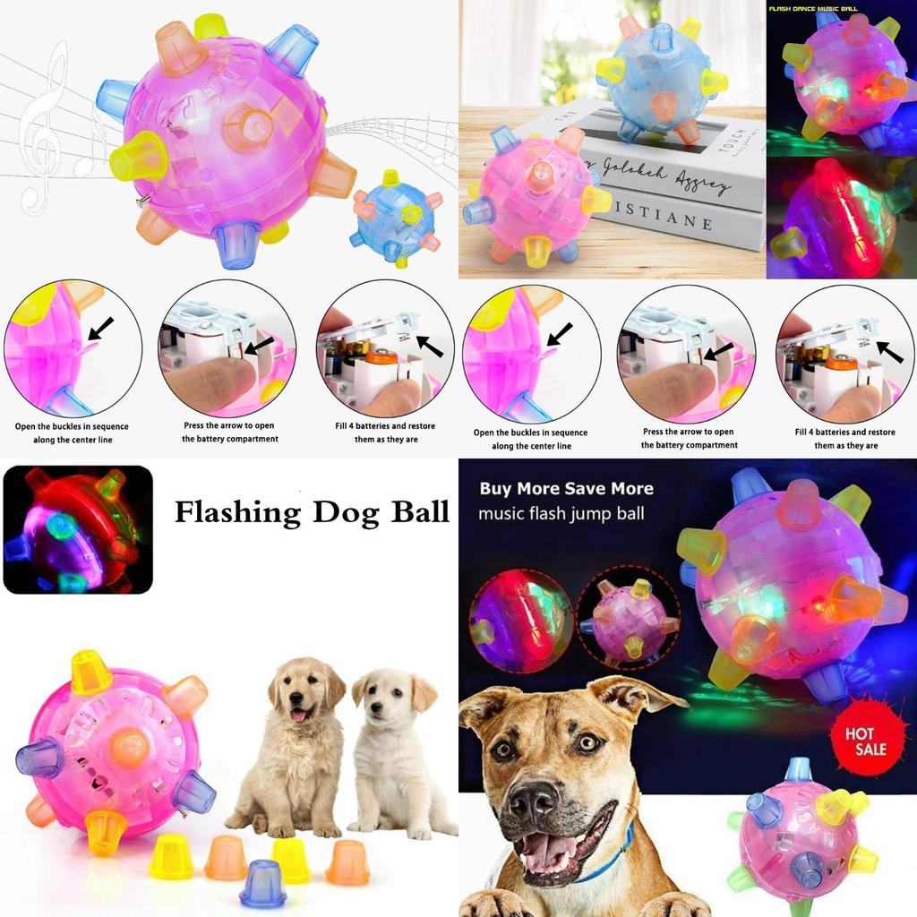 Unique Light-up Toy Flashing Dancing Ball For Kids With Colorful Sound Effects