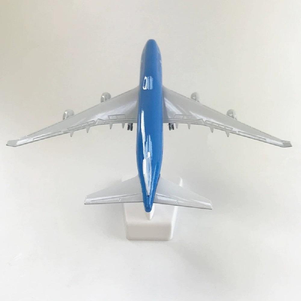 Игрушечные самолеты масштаба 1/400 для детей, модель 20 см, Голландия, KLM Airways, металло сплав, с шасси, самолет B747, готовый сувенир