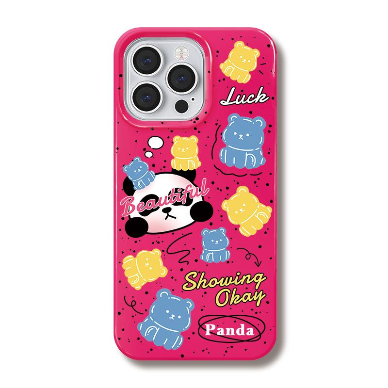 Чехол Zhitai Cartoon для iPhone 12, 13, 14, 15Pro, 16 и Pro Max