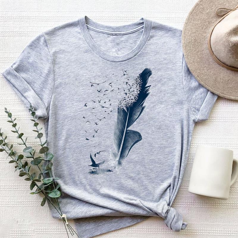 Милая футболка с геометрическим рисунком, модная футболка, одежда, стиль 90-х годов, трендовая повседневная женская футболка с коротким рукавом и принтом, женская женская футболка с графикой