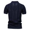 Callaway 2025 Summer New Embroidered Men's Polo Shirt Striped Hollow Short Sleeve Sweater Polo Shirt Men