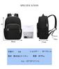 Shaelyka Business Large Perfect for A4 Nylon Women's Backpack, Capacity, Commuting, Stylish, Waterproof, Size, PC, Multi-functional, Black,