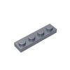 20Pcs MOC Compatible Assembles Particles Plate 3710 1x4 for Building Blocks Parts DIY Enlighten Bricks Educational Tech Toys